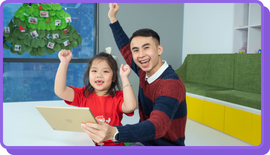 "I'm very happy with Monkey Speak. My daughter's pronunciation has improved a lot after using it just for several months. Her favorite activity is the speaking competition, where she can compete with others in pronouncing words and sentences."